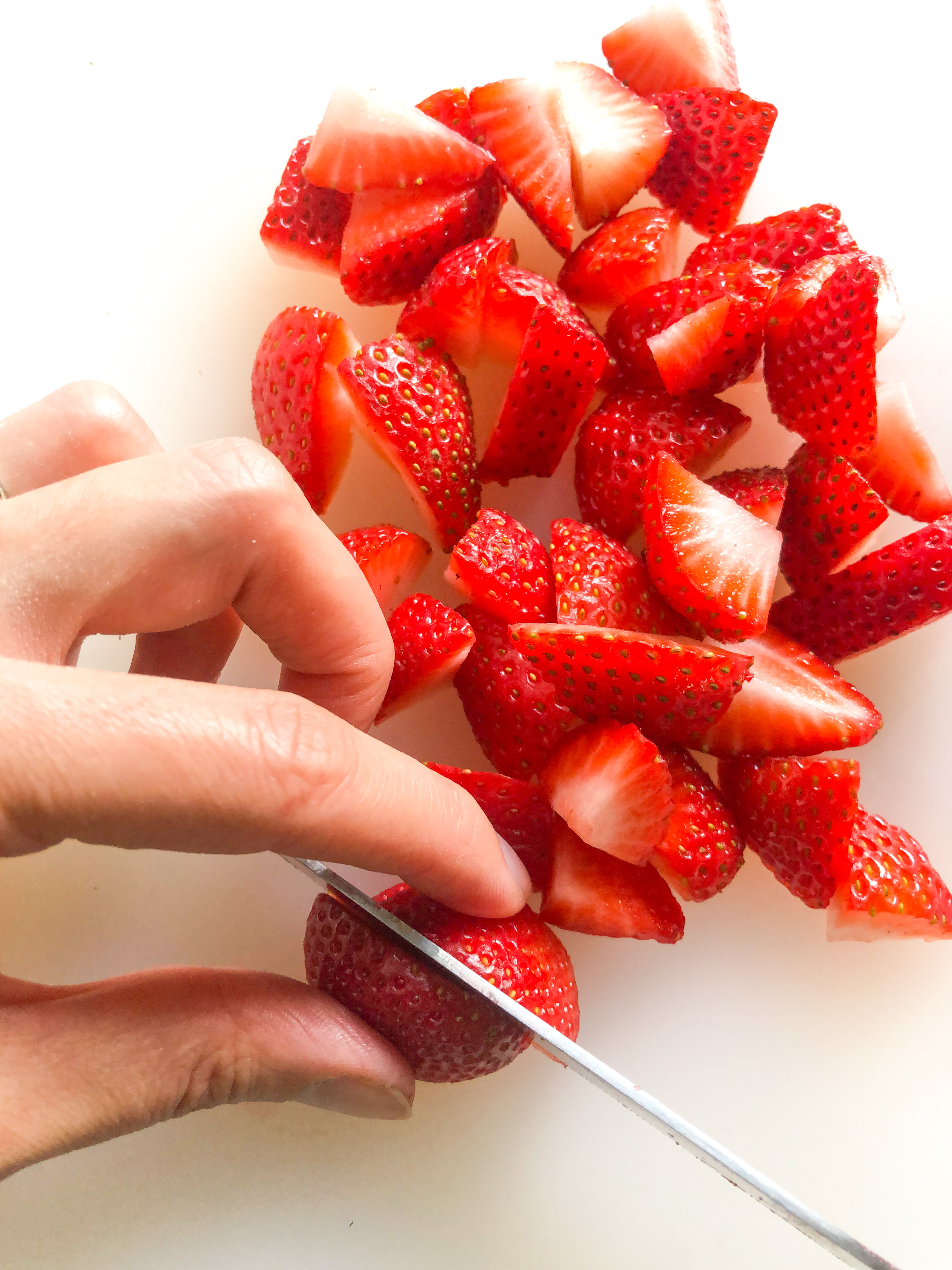 Healthy-ish Vegan Strawberry Muffins